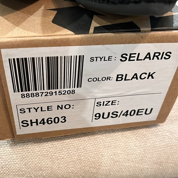 London Rag Selaris Black Fly Knit Slip On Ballerinas/NIB/9 - Picture 6 of 10